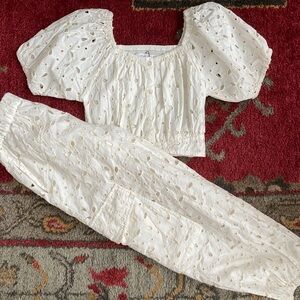 Zara two piece set size 7-8 NWOT